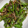 ♬のんのこ日和♬'s cooksnap of when they made レンジで簡単ピーマンとちりめんの甘辛和え.