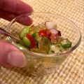moripu's cooksnap of when they made タコと夏野菜のコンソメジュレサラダ.