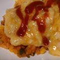 なっちｬﾝ's cooksnap of when they made 残り物で簡単！オムライス.