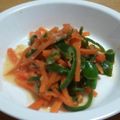 さとめそら's cooksnap of when they made ピーマンのピリから☆みそきんぴら.