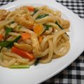 YUZUMAMAN's cooksnap of when they made サッパリ*和風きつね焼きうどん.