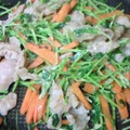 もうらん's cooksnap of when they made 豆苗と豚肉の塩麹マヨ炒め。.