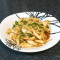 581581's cooksnap of when they made やわらか胸肉☆青椒肉絲.