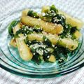 ななみぃ's cooksnap of when they made ✿カリカリお揚げとワカメの葱醤油和え✿.