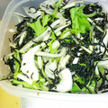 じぃぃ's cooksnap of when they made 新玉ねぎとひじきと水菜のサラダ☆.