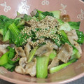 めかにか's cooksnap of when they made 時短！豚バラ肉と青梗菜の炒め.
