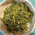 yobibaa's cooksnap of when they made 人参葉と人参の爽やか炒め☆納豆とも合う！.