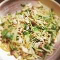 市倉悠's cooksnap of when they made 鶏肉と水菜の柚子胡椒パスタ.