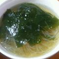 ☆結★'s cooksnap of when they made 大根おろしの残り汁★あったかスープ.