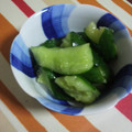 もんもママ's cooksnap of when they made 簡単一品　たたききゅうり.