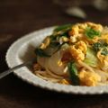 kigiri's cooksnap of when they made 春色の☆たらこパスタ.