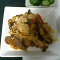 かんみさ's cooksnap of when they made 豚肉、キノコ、蒟蒻のピリ辛ヘルシー炒め.