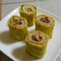 nasubeam's cooksnap of when they made ✿お好みちっくな竹輪の卵巻✿.