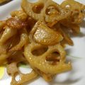 8itao8's cooksnap of when they made とりかわれんこんピリ辛炒め.