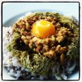barnbok's cooksnap of when they made 納豆とろろ昆布丼.