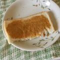 dorafan's cooksnap of when they made マーガリンきなこトースト.