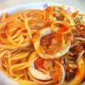 甘甘甘's cooksnap of when they made イカとツナトマうまうまパスタ☆.