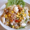 なおなお１０２２'s cooksnap of when they made 簡単リメイク☆唐揚げチャーハン☆.