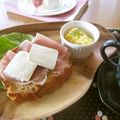 なっち船長's cooksnap of when they made ✿生ハムとクリームチーズのホットサンド✿.