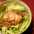 UMAウマ's cooksnap of when they made ☆１人ランチに！納豆のっけ丼☆.