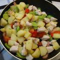 おかじー's cooksnap of when they made 鶏ムネ肉とそら豆のクレイジーソルト炒め.
