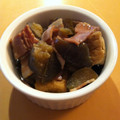 ぷうひと's cooksnap of when they made 簡単☆ナスと厚揚げとベーコンの煮物♪.