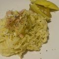 asa89's cooksnap of when they made 簡単★5分でカルボナーラ～そうめん編～.