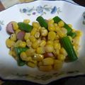 cuppybunny's cooksnap of when they made 自家製アスパラ入り！コーンバター♪.