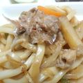 hahishi's cooksnap of when they made ヘルシー焼きうどん.