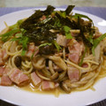 orihime07's cooksnap of when they made 茸たっぷり♪柚子胡椒風味の和風スパ.