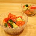 みぃ。's cooksnap of when they made トマトとたたきキュウリの中華サラダ.