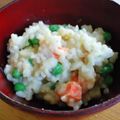 お抹茶まかろん's cooksnap of when they made 子供と一緒ランチ♪牛乳味噌チーリゾット.