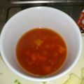 zelkova's cooksnap of when they made トマトジュースで簡単ミネストローネ.