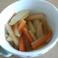 ♪あーちん♪'s cooksnap of when they made 大根とじゃが芋のピリ辛炒め.