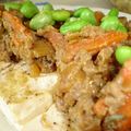 spainの娘's cooksnap of when they made 豆腐ステーキ肉味噌ソースがけ.