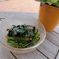 ぽっぽぺぺ's cooksnap of when they made 黒糖でコク☆ほうれん草のゴマあえ.