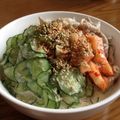 gattinetta's cooksnap of when they made 豚しゃぶキムチの豆乳そうめん.