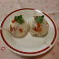 さとっち★'s cooksnap of when they made チーズと福神漬けとパセリのおにぎり.