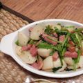 akko624's cooksnap of when they made かぶのガーリックベーコン炒め.