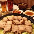 あべさよ's cooksnap of when they made キャベツがうまい煮豚.
