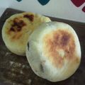 あさみんく's cooksnap of when they made ほんのり胡麻油風味☆餡子入りおやき.