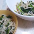 ちずぴよ's cooksnap of when they made ３分クッキング♪えのきほうれん草のポン♪.