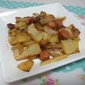 lovepear14's cooksnap of when they made ポテトとベーコンのバター醤油炒め.