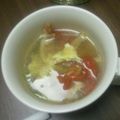 みなこい's cooksnap of when they made レタスのたまごスープ.