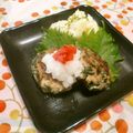 さとっち★'s cooksnap of when they made 簡単♪なすとニラのハンバーグ.