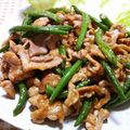 ねっちゃんっ's cooksnap of when they made 豚肉といんげんのラー油炒め.