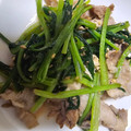 ☆☆ゆっきー☆'s cooksnap of when they made ☆超簡単！豚バラと壬生菜の炒め☆.