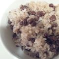 ちっとこ's cooksnap of when they made 炊飯器de簡単お赤飯♪節句やお祝いに.