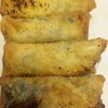 ndnok's cooksnap of when they made 皮がパリパリ☆豚肉とキノコの味付き春巻き.