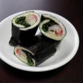 ひぃこ＊'s cooksnap of when they made お弁当に♪おひたしdeチーズ海苔巻き☆.